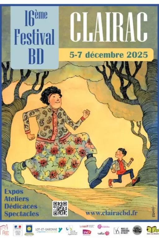 Le 6 et 7 Décembre Retrouvez nous sur le festival BD de Clairac